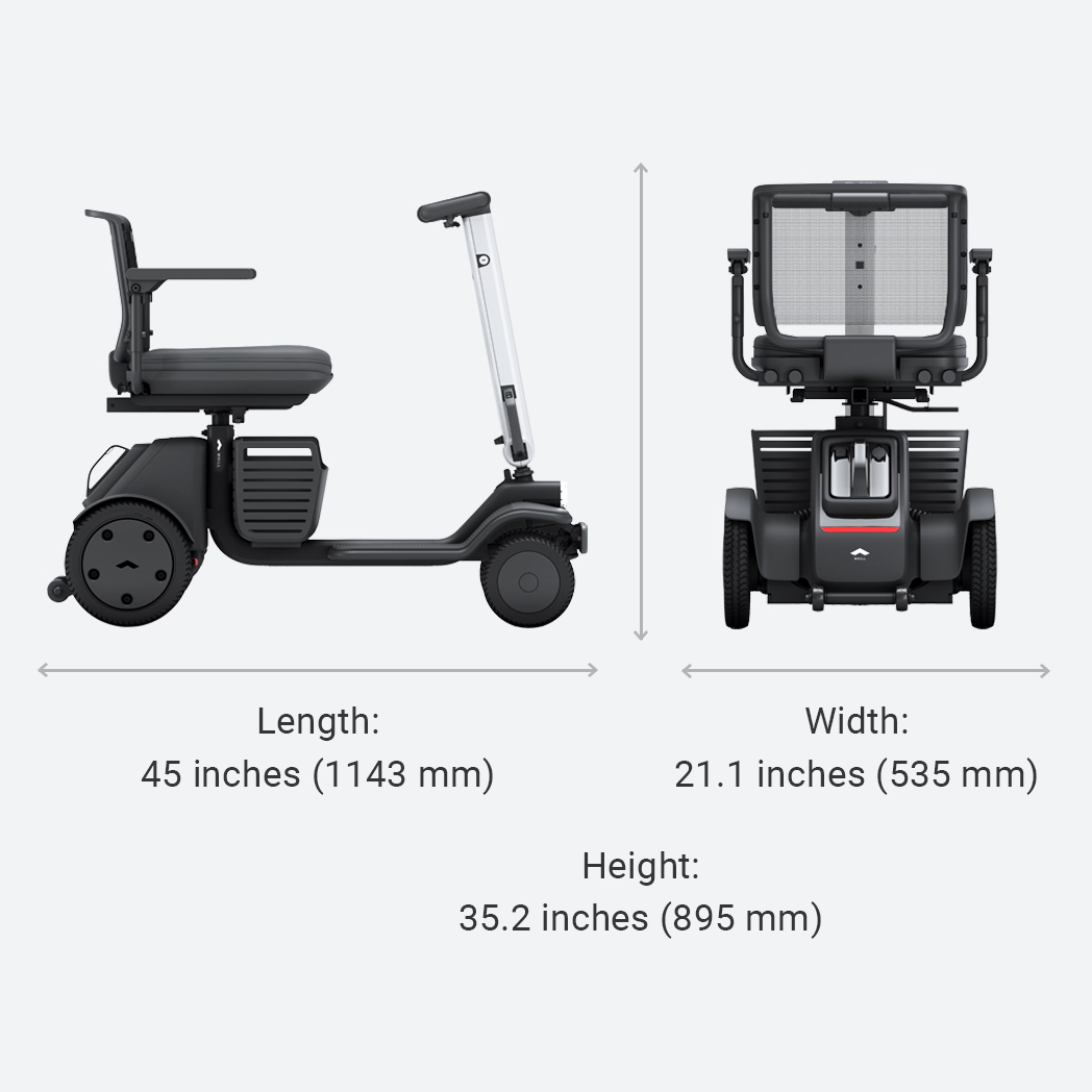 WHILL Model R 4-Wheel Scooter