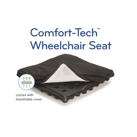 BackJoy Care Comfort - Tech Wheelchair Seat - 18"x16" BKJ - BJCTK007 - Midwest DME Supply