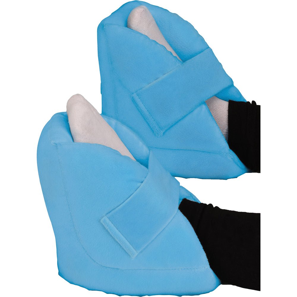 Nova 2627 - R Heel Protector With Velour Cover Blue - Midwest DME Supply