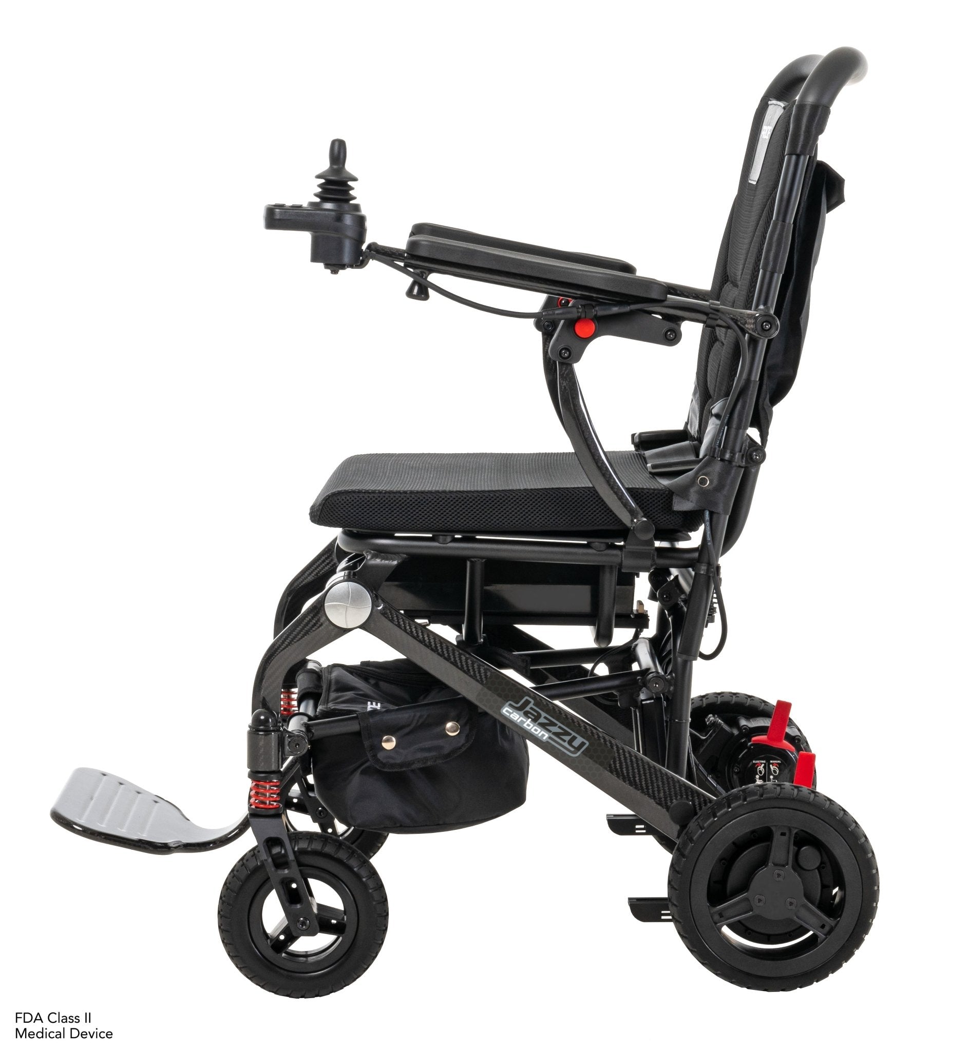Pride Mobility Jazzy Carbon Travel Lite Power Wheelchair | In - Store Item - Midwest DME Supply