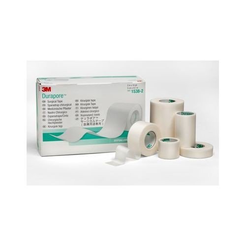 1538-2 - 3M Durapore Surgical Silk Tape 2 in X 10 yd BOX - Midwest DME Supply
