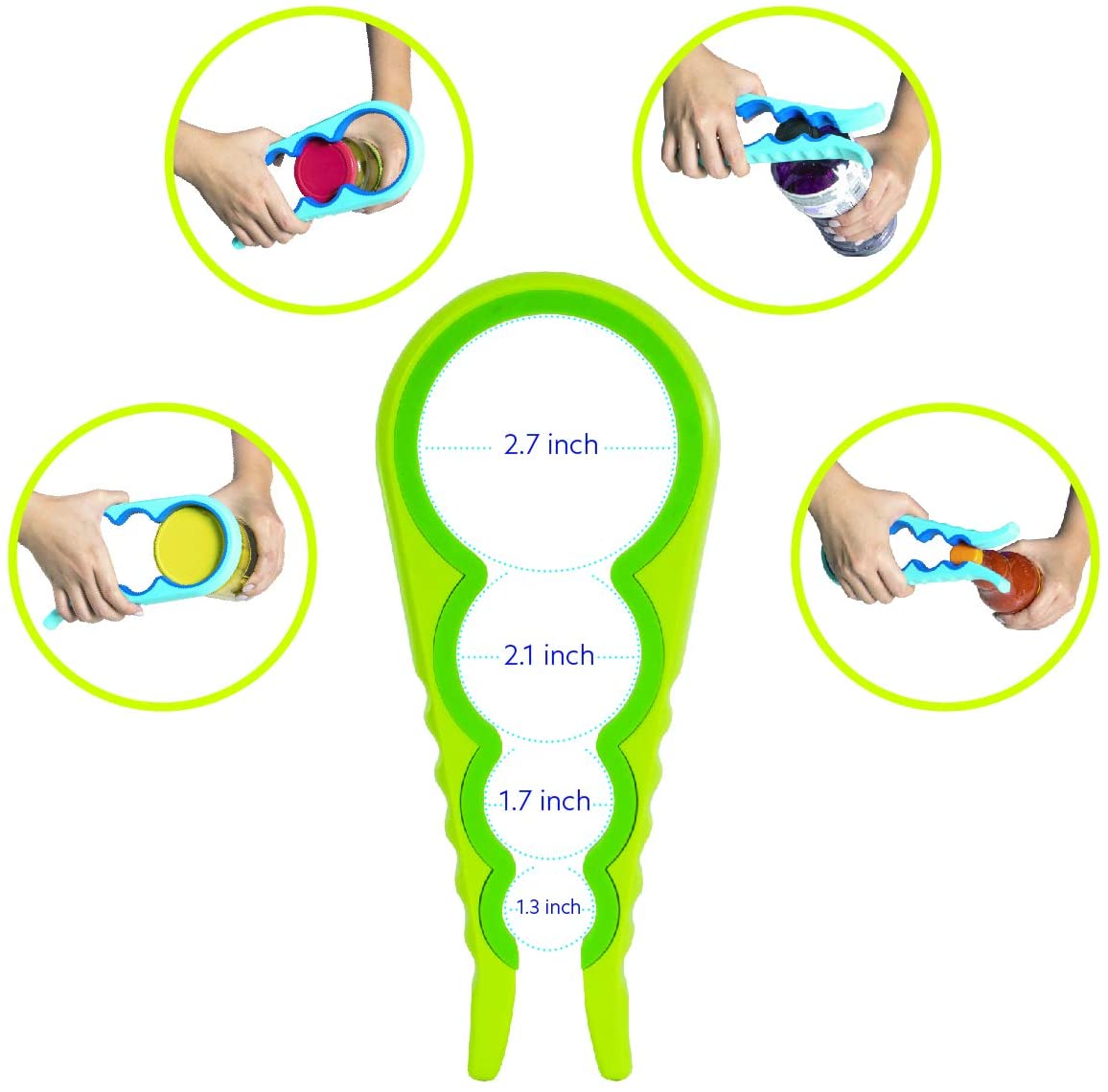 Easi-Twist Jar Opener - Fits most jars and bottle-D524612 - Midwest DME Supply