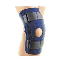 FLA Stabilizing Knee Support with Horseshoe Stabilizer-37-103-SM NVY - Midwest DME Supply