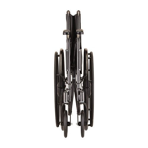 Nova 16″ Steel Wheelchair w/ Fixed Arms & Footrests- 5060S - Midwest DME Supply