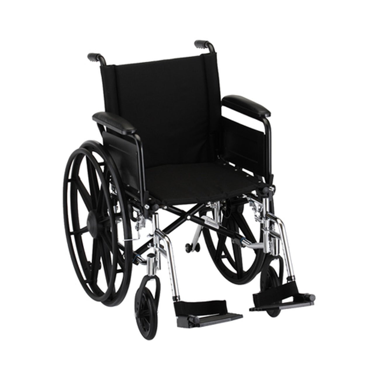 Nova 18" Lightweight Wheelchair with Full Arms and Elevating Leg Rests - Midwest DME Supply