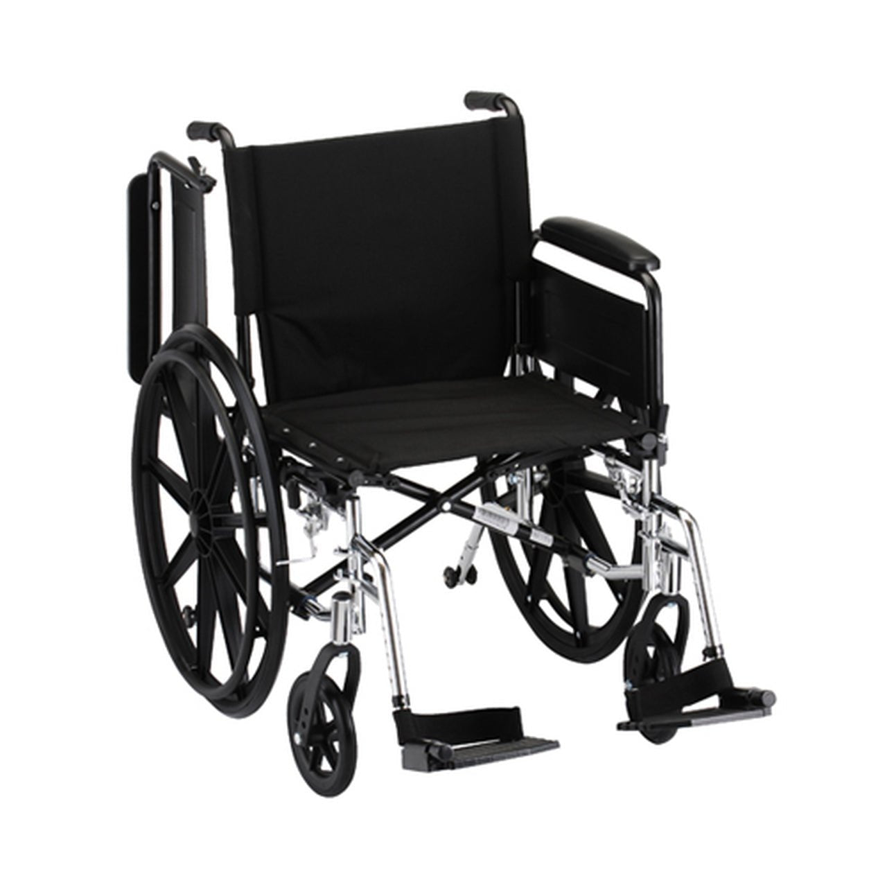 Nova 20" Lightweight Wheelchair with Full Arms and Footrests- 7201L - Midwest DME Supply