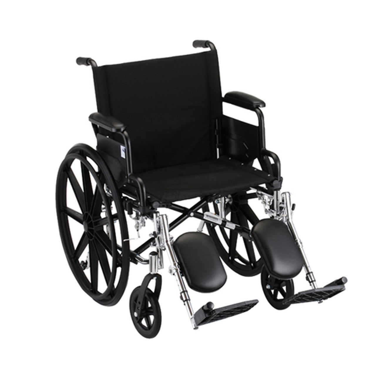 Nova 20" Lightweight Wheelchair with Full Arms & Elevating Leg Rests - Midwest DME Supply