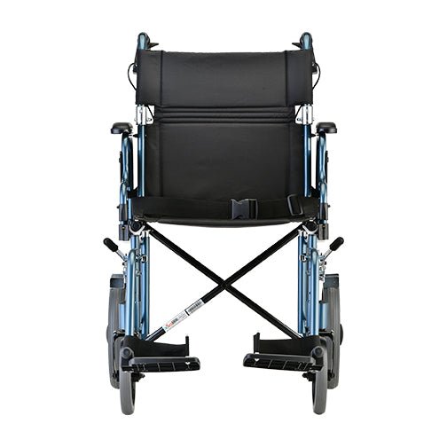 Nova 352 Comet Lightweight Transport Chair 19" with 12" Rear Wheels(Online Only) - Midwest DME Supply