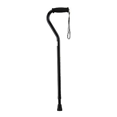 Nova Designer Offset Cane with Strap Black-1060BK - Midwest DME Supply