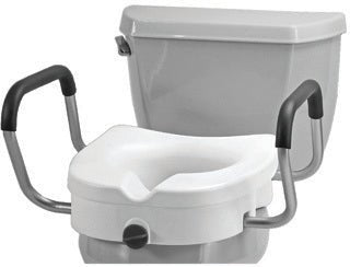 Nova Raised Toilet Seat with Detachable Arms 5 inch with Locking mechanism-8351-R - Midwest DME Supply