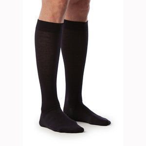SIGVARIS 192CC99 15-20 mmHg Men All-Season Merino Wool Sock-Size C-BLK - Midwest DME Supply