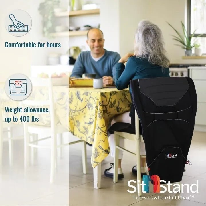 SitnStand Portable Smart Rising Seats - 400lb Capacity Chair Lift Assist for Seniors - Midwest DME Supply