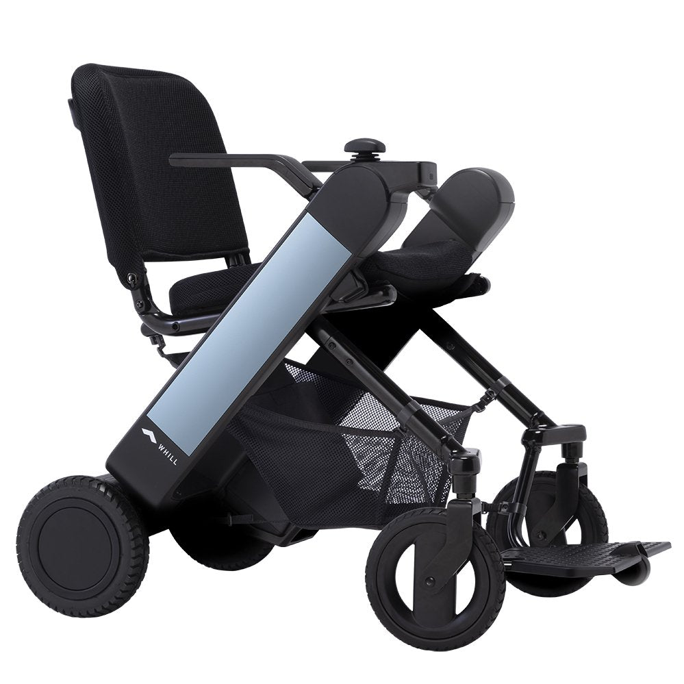 WHILL Model F / FI - Portable Lightweight Easy Fold Power Wheelchair w/ Smart Technology - Midwest DME Supply