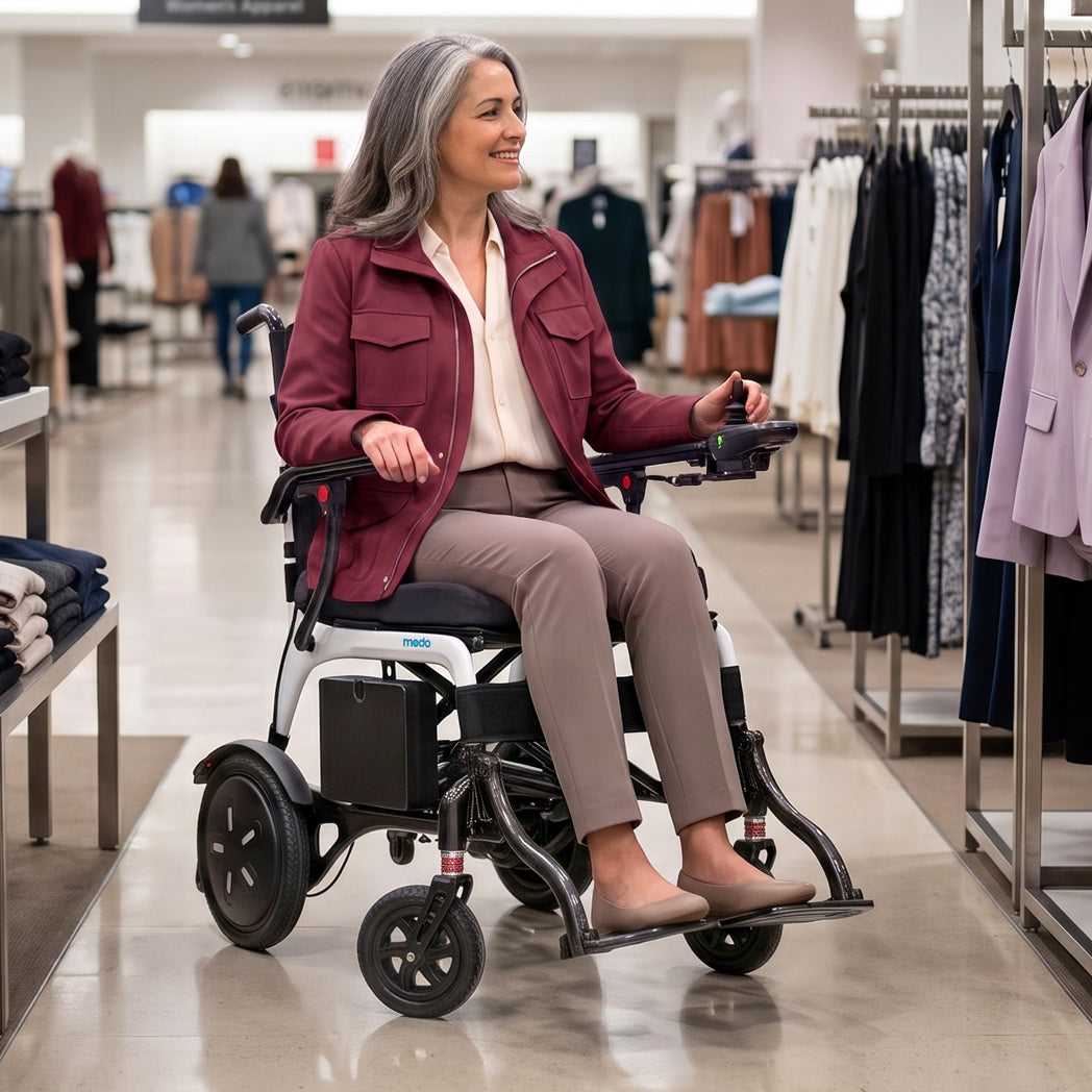 Modo Breeze: Ultra-Lightweight Foldable Electric Wheelchair