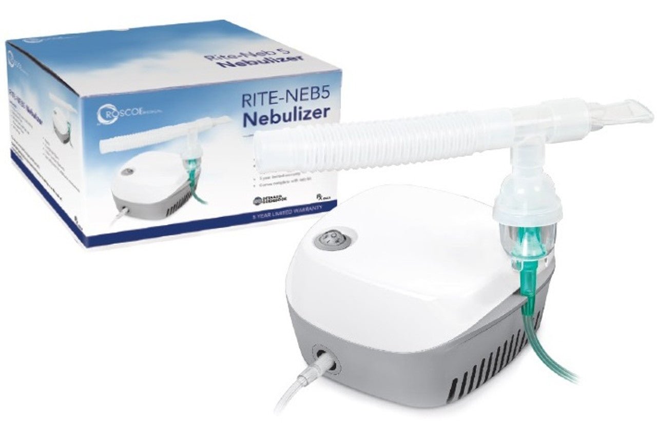 Compact Nebulizer Compressor – Roscoe RITE - NEB5 | Lightweight & Portable - Midwest DME Supply