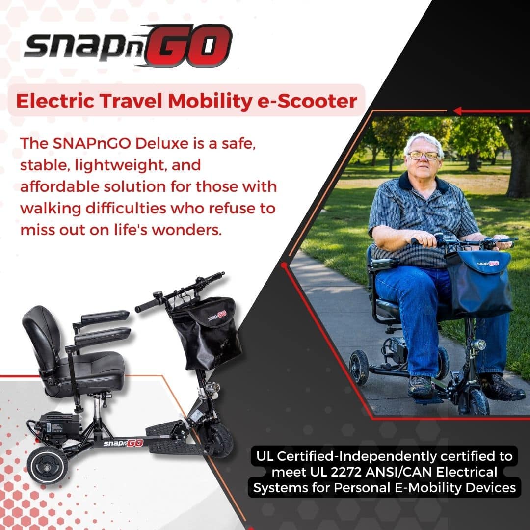 Glion SNAPnGO Mobility Scooter Deluxe Edition S335.1DLX | Online Direct - Midwest DME Supply