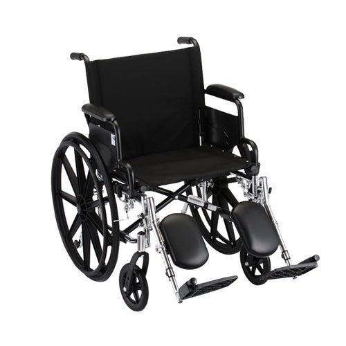Nova 18″ Lightweight Wheelchair with Desk Arms & Elevating Leg Rests 7180LE | In-Store