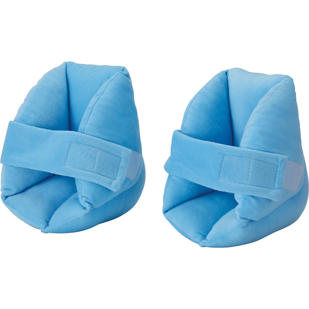 Nova 2627 - R Heel Protector With Velour Cover Blue - Midwest DME Supply