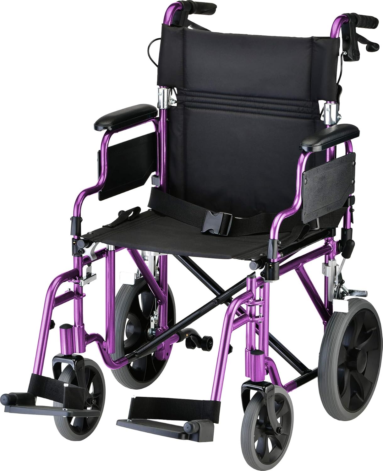 Nova 352 Comet Lightweight Transport Chair 19" with 12" Rear Wheels | In - Store Item - Midwest DME Supply