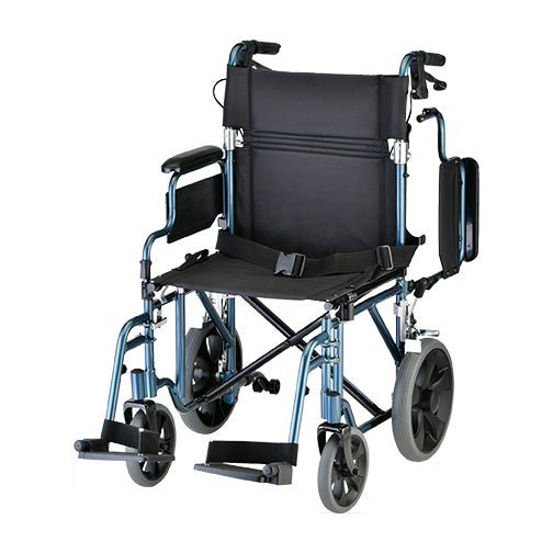 Nova 352 Comet Lightweight Transport Chair 19" with 12" Rear Wheels | Online Item - Midwest DME Supply