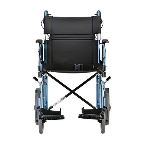 Nova 352 Comet Lightweight Transport Chair 19" with 12" Rear Wheels | Online Item - Midwest DME Supply