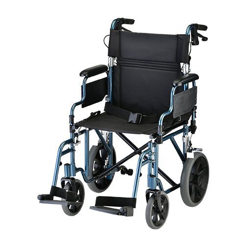 Nova 352 Comet Lightweight Transport Chair 19" with 12" Rear Wheels | Online Item - Midwest DME Supply