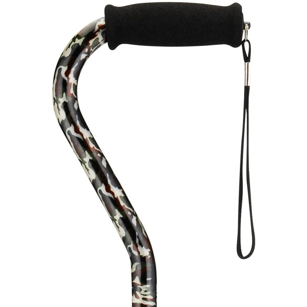 Nova Offset Cane with Strap, Camouflage 1070CF - Midwest DME Supply
