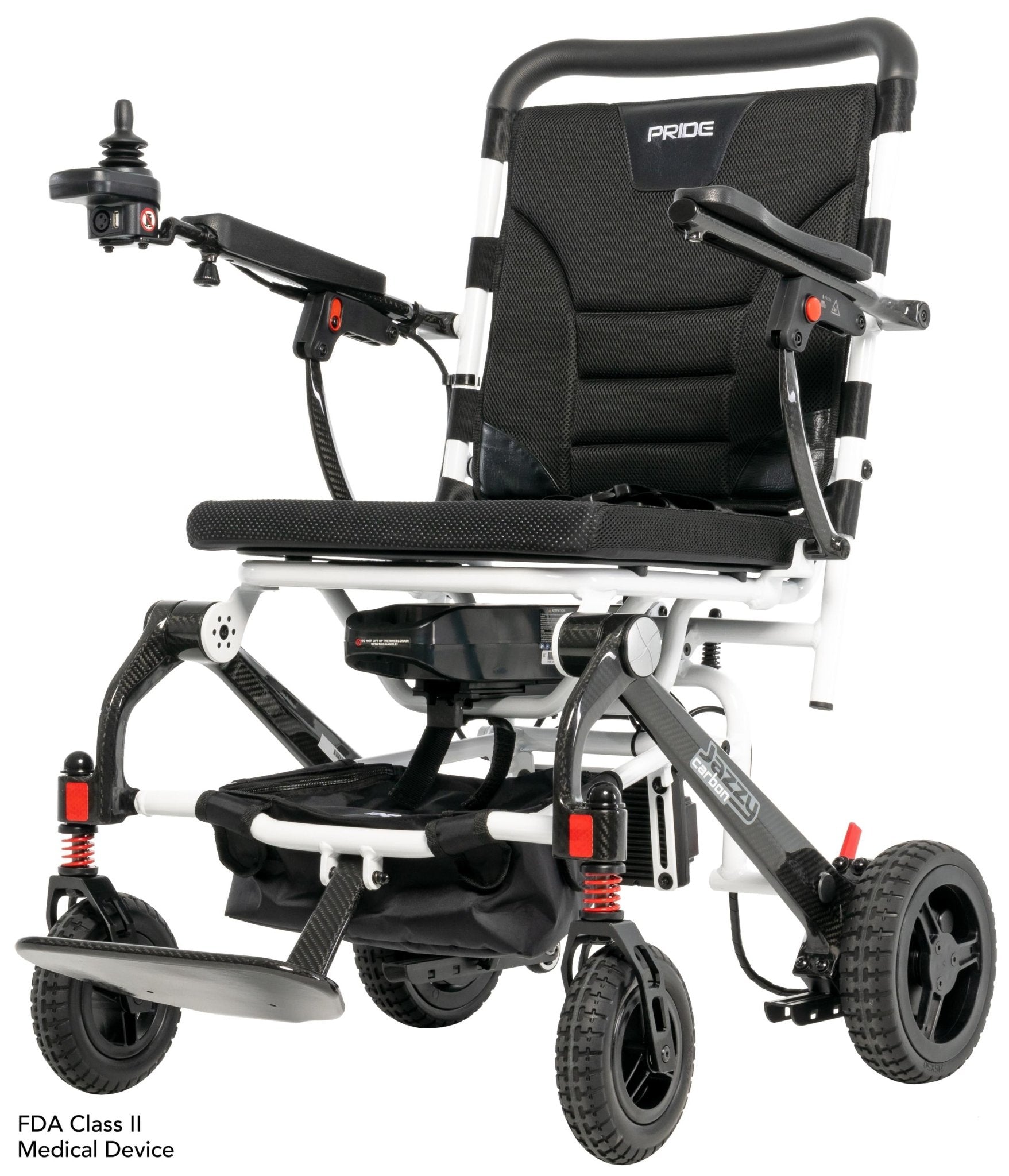 Pride Mobility Jazzy Carbon Travel Lite Power Wheelchair | In - Store Item - Midwest DME Supply