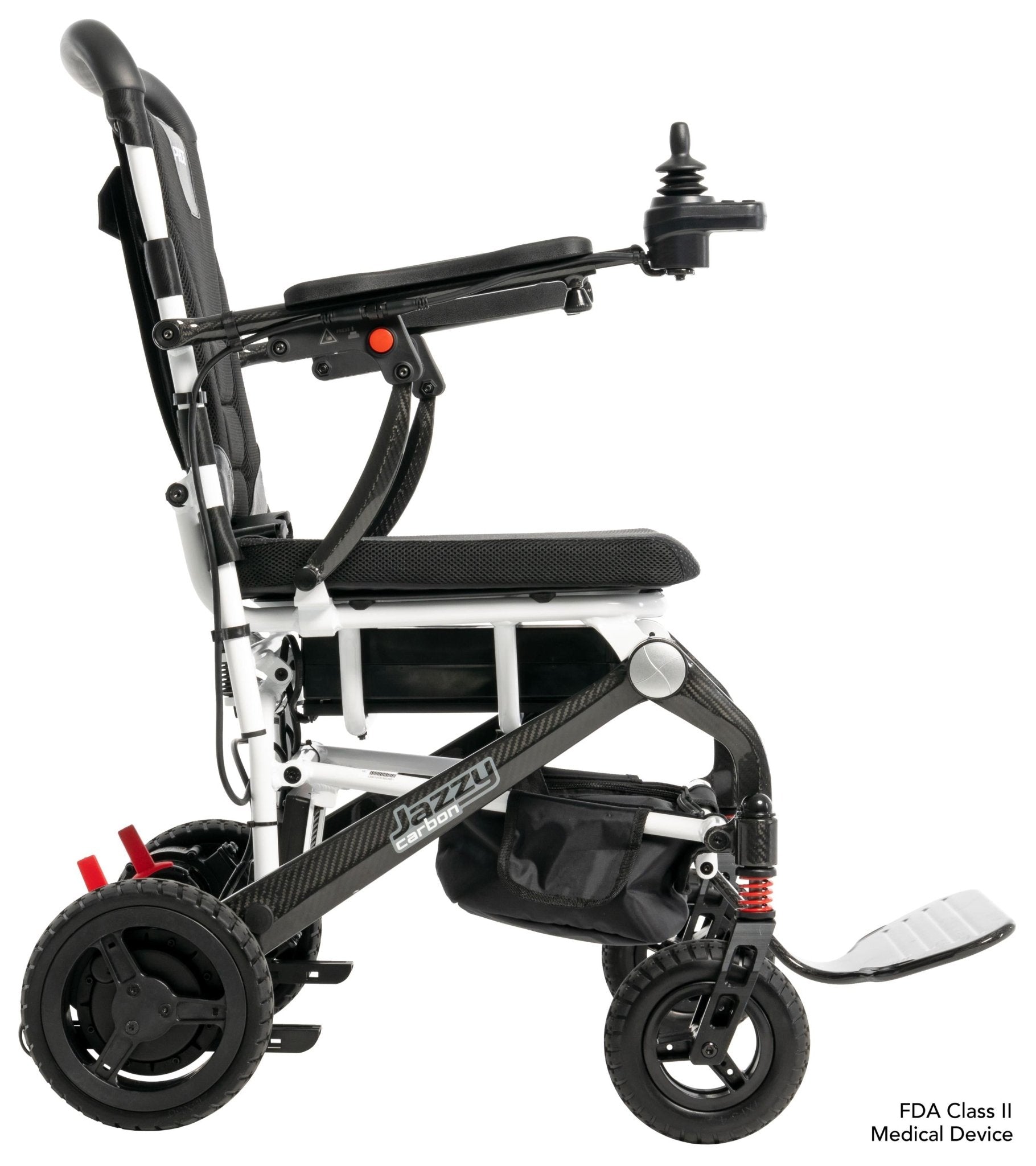 Pride Mobility Jazzy Carbon Travel Lite Power Wheelchair | In - Store Item - Midwest DME Supply