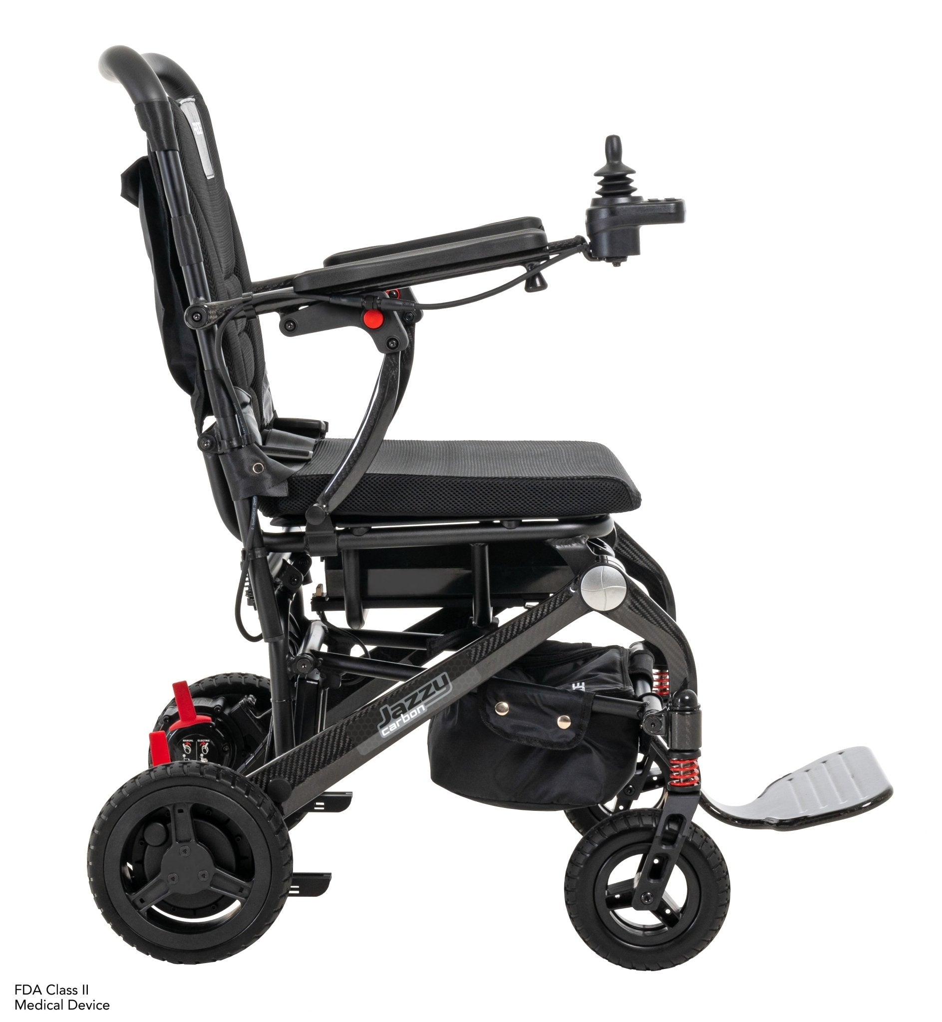 Pride Mobility Jazzy Carbon Travel Lite Power Wheelchair | In - Store Item - Midwest DME Supply