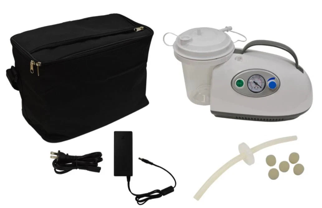 Roscoe Lightweight Portable Suction Machine w/ Rechargeable Battery 50006