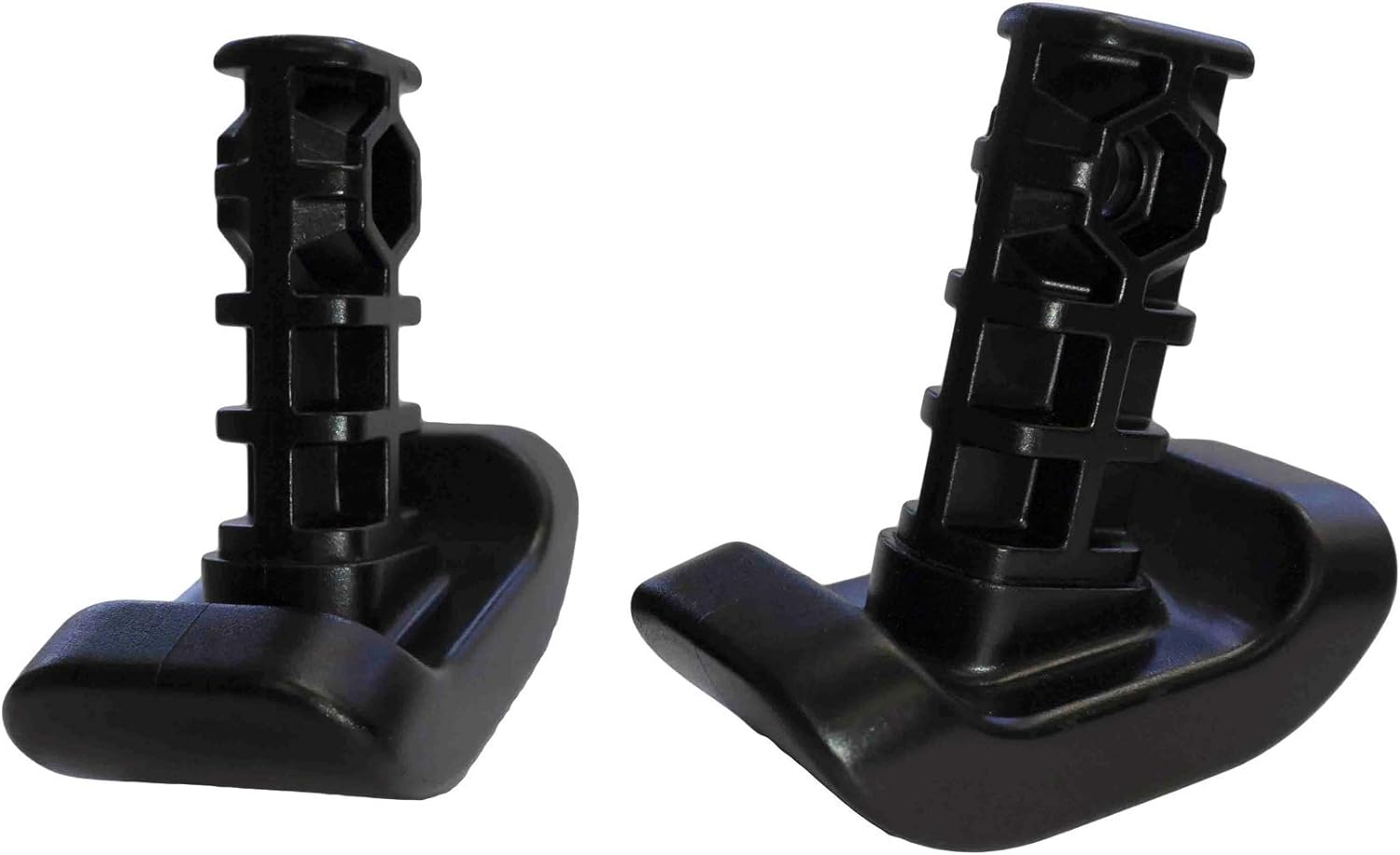 Stander Replacement Ski Glides 4302, Compatible with the EZ Fold - N - Go Walker and the Able Life Space Saver Walker, Black, Set of 2 - Midwest DME Supply