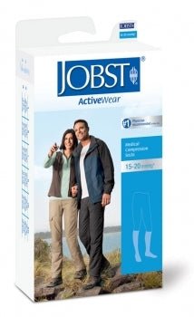 110479 Jobst Activewear 15-20mmHg Knee CT Small Cool White - Midwest DME Supply
