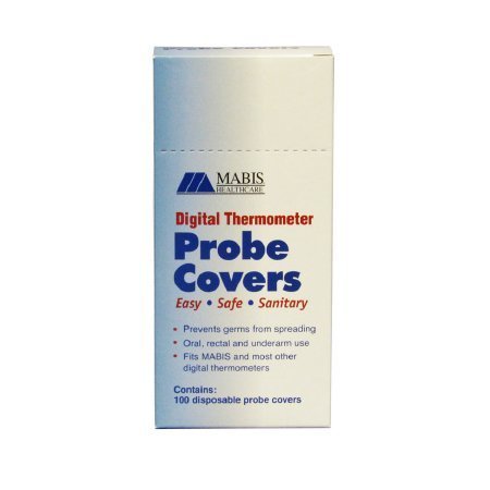 15-618-000 Mabis Digital Thermometer Probe Cover, Disposable, Safe, Closed System Box of 100 Each - Midwest DME Supply
