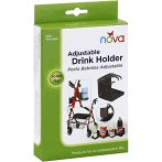 Ch-1000 Nova Adustable Drink Holder,for walkers. rolling walkers, wheelchairs and Scooters - Midwest DME Supply
