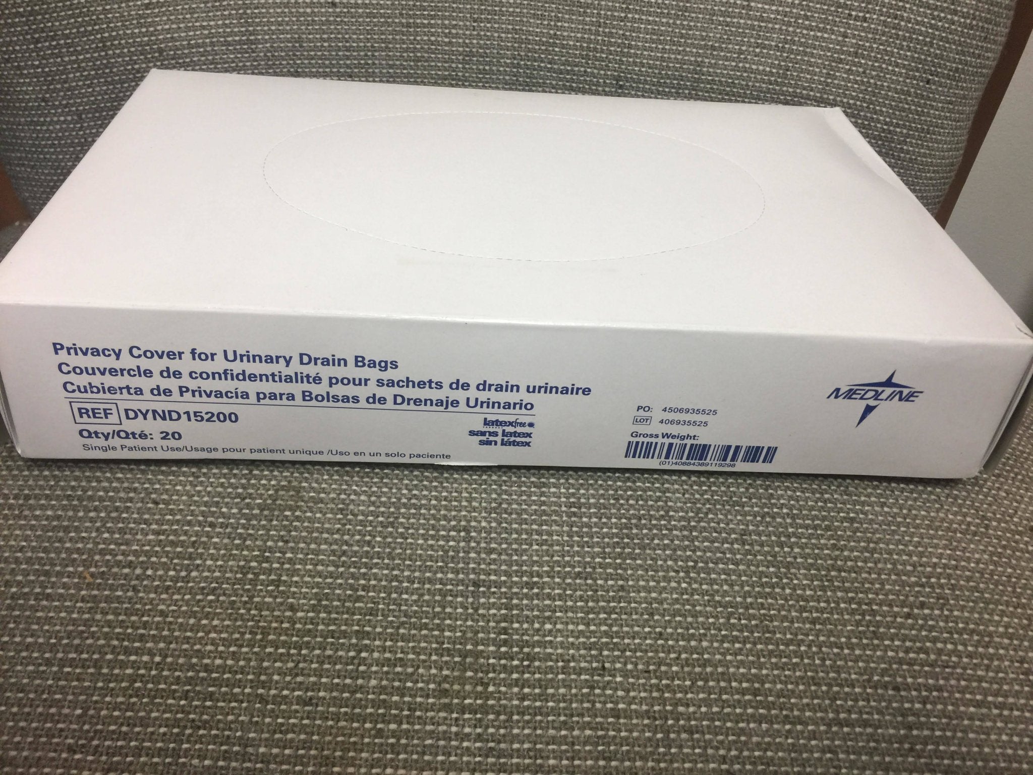 DYND15200 Privacy Cover for Urinary Drain Bags Individual - Midwest DME Supply
