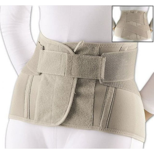 FLA Soft Form Lumbar Sacral Support w/ Flexible Stays, Beige 11" - Midwest DME Supply