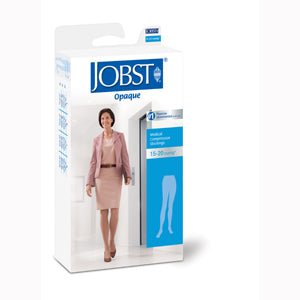 Jobst 115220 Opaque Waist High CT Stockings-15-20 mmHg-Black-Small - Midwest DME Supply