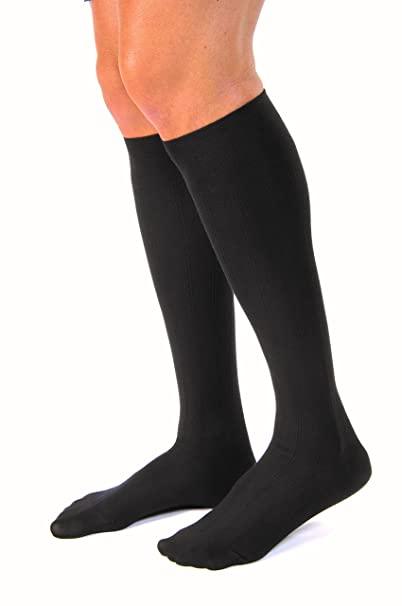 JOBST for Men Casual 20-30 mmHg Knee High Compression Closed Toe Socks Black or Khaki - Midwest DME Supply