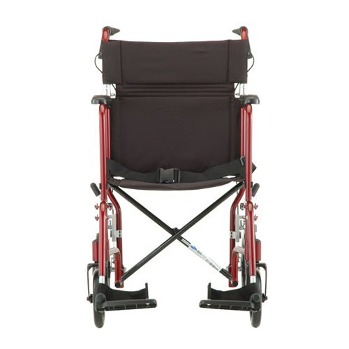 Nova Lightweight Transport chair 20" with 12" Rear Wheels - Midwest DME Supply