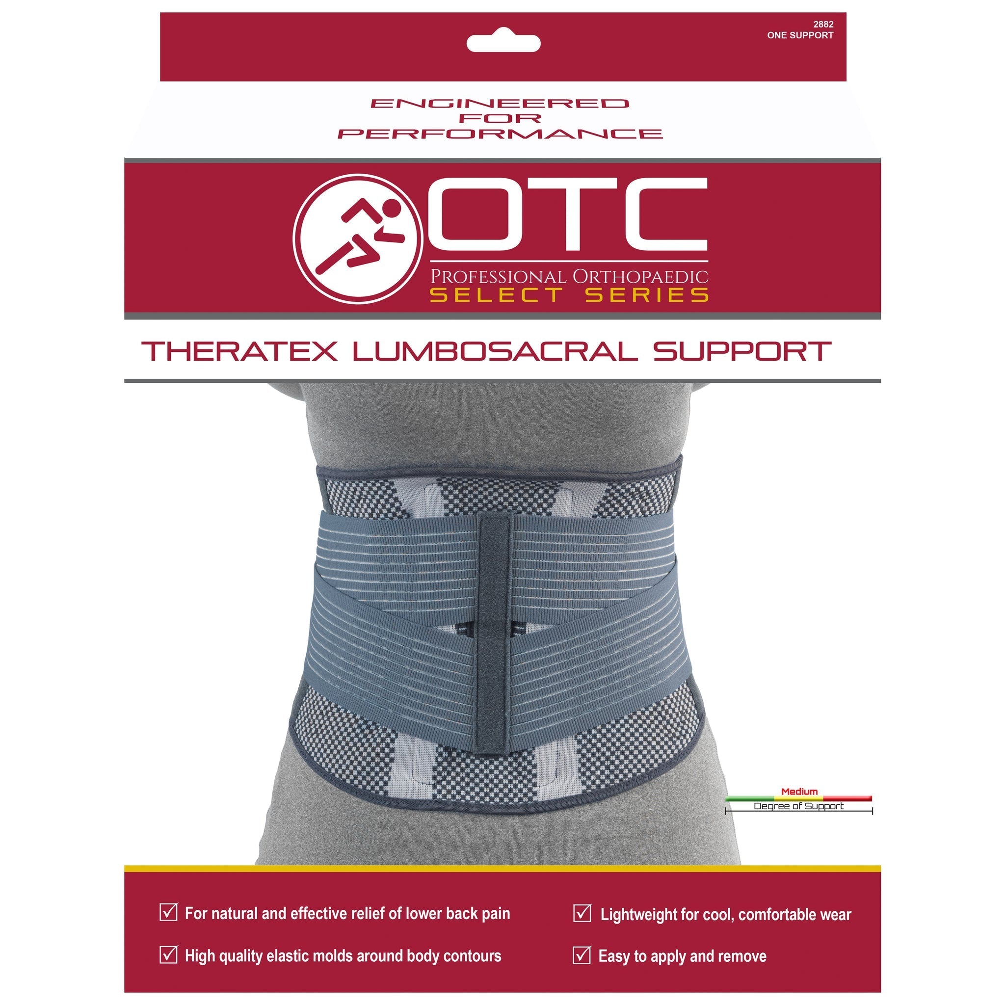 OTC Theratex Lumbosacral Support- 2882 - Midwest DME Supply