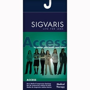 SIGVARIS 973PMLW99 30-40 mmHg Access Pantyhose-Medium-Long-Black - Midwest DME Supply