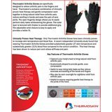 Thermoskin Premium Arthritic Gloves Thermal Compression, Black, 84199,85199 - Midwest DME Supply