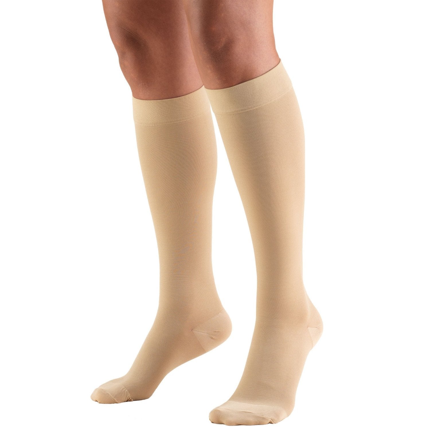 Truform Below Knee Stockings 8875 Moderate 15-20 mmH-Beige - Midwest DME Supply